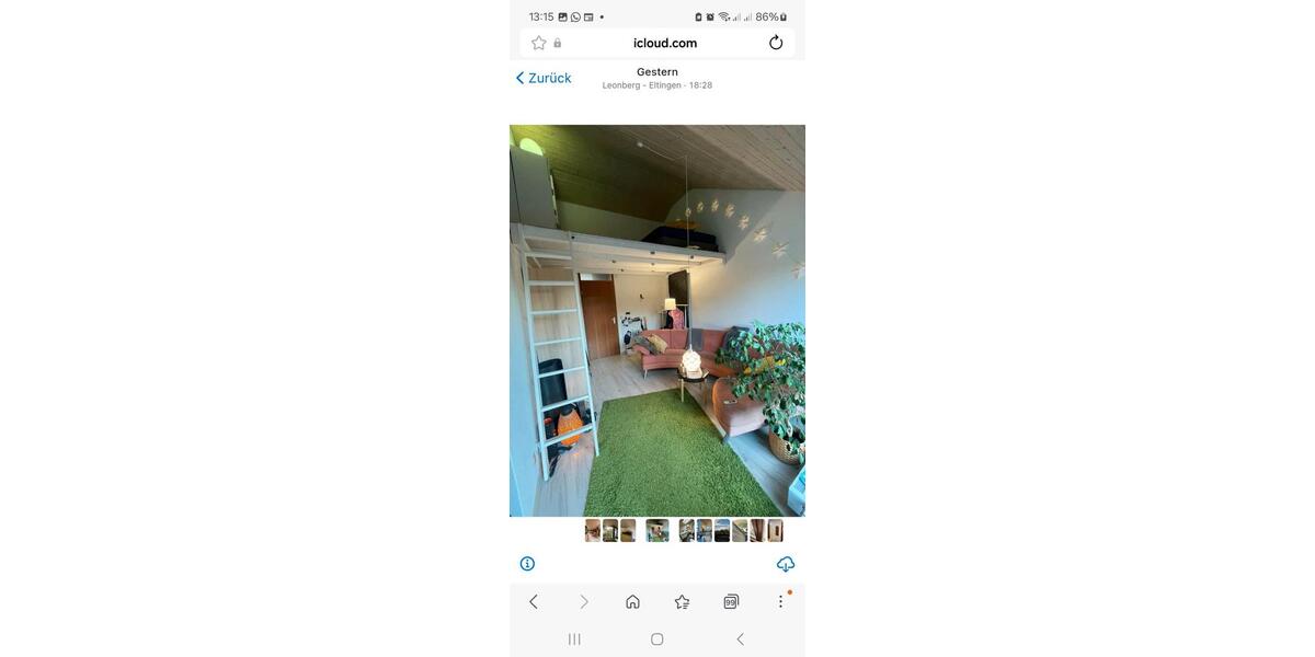 Dachgeschoßwohnung Leonberg - 2 Zimmer, 56 m&sup2;, 950&euro; | Angebot:27593074