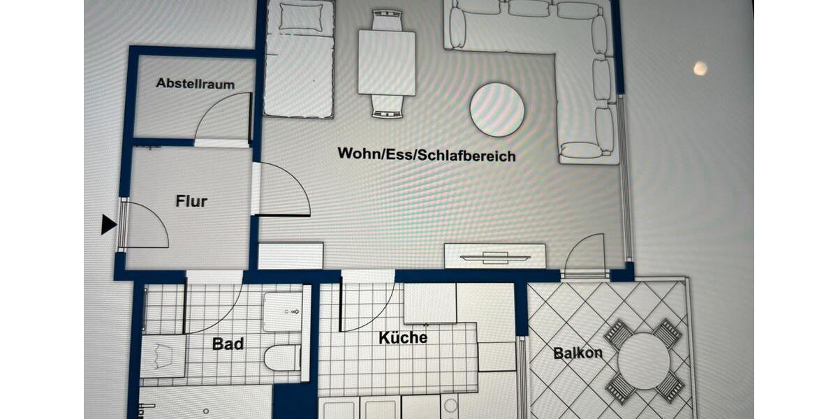 Etagenwohnung Ditzingen - 1.5 Zimmer, 44 m&sup2;, 148.000&euro; | Angebot:25417934