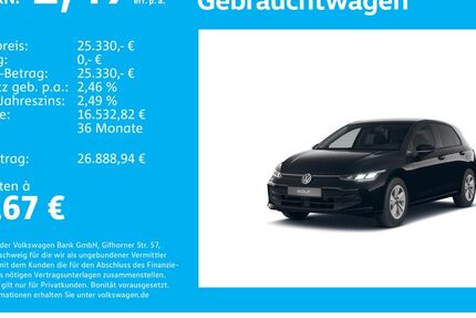 VW Golf 10.396 km 25.330 &euro; Stuttgart-Wangen 70188