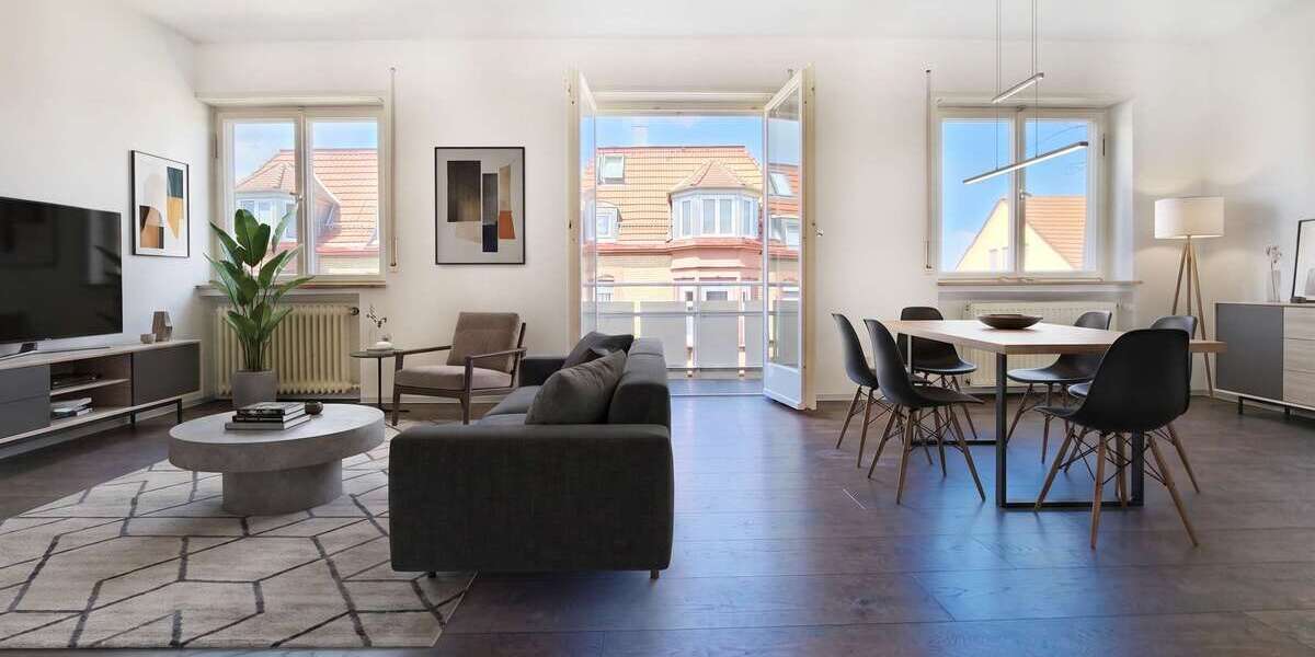 Etagenwohnung Stuttgart Lehen - 1 Zimmer, 59 m&sup2;, 320.000&euro; | Angebot:27661801