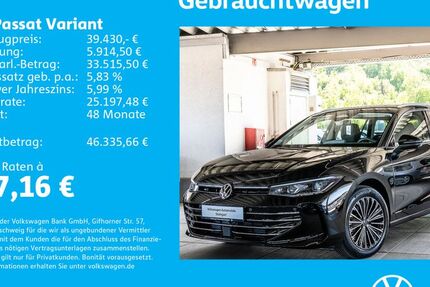 VW Passat Variant 1.505 km 39.230 &euro; Stuttgart-Wangen 70188