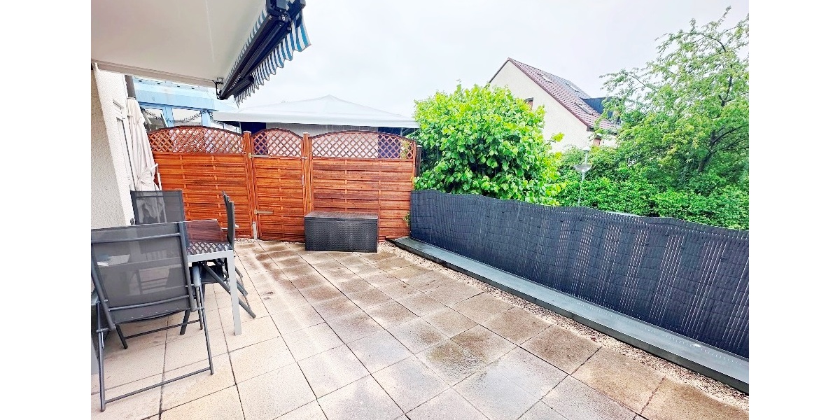 2-Zi.-EG-ETW mit großer Südterrasse in Stuttgart Stammheim - Erdgeschoßwohnung Stuttgart Neuwirtshaus | Angebot:26591714
