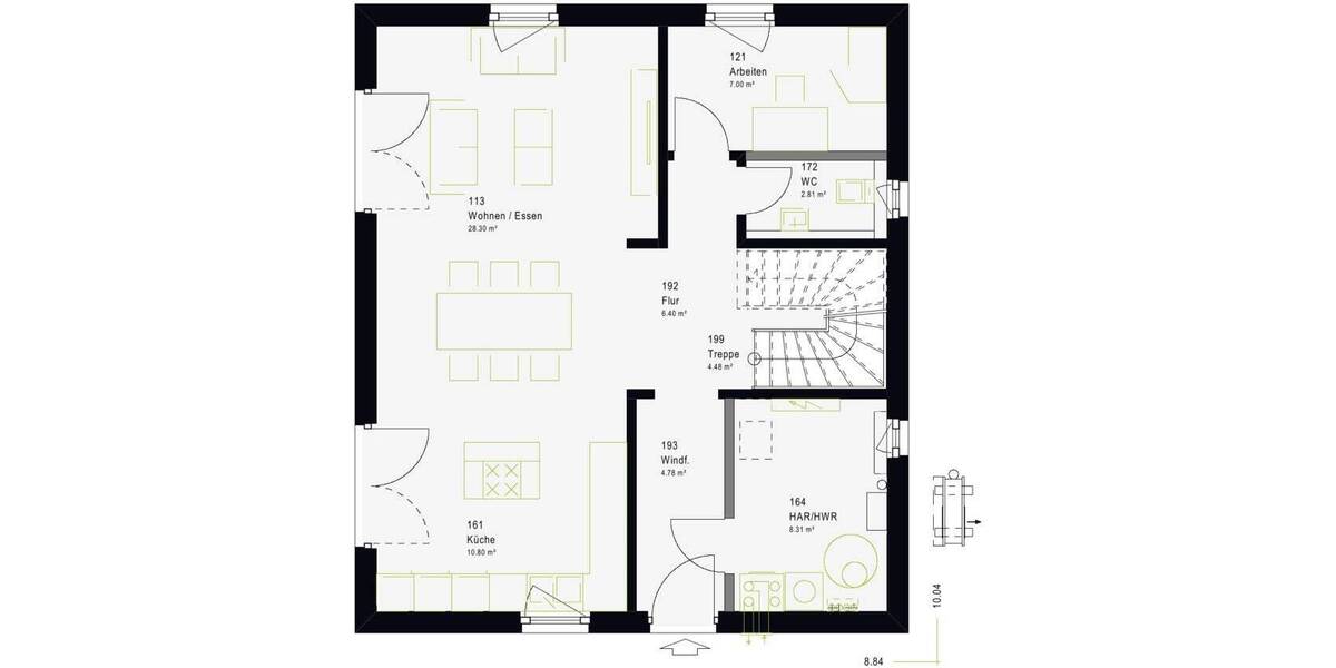 Einfamilienhaus Altdorf - 5 Zimmer, 145 m&sup2;, 761.199&euro; | Angebot:26434974