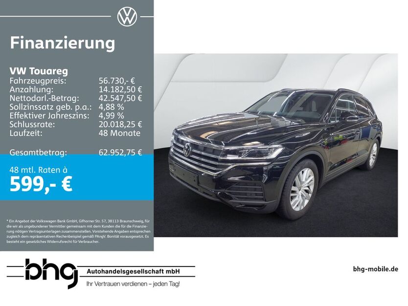VW Touareg 22.156 km 56.730 € Reutlingen 72770