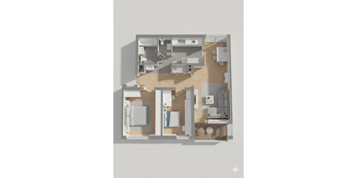 Etagenwohnung Pforzheim Eutingen - 3 Zimmer, 78 m&sup2;, 790&euro; | Angebot:24832864