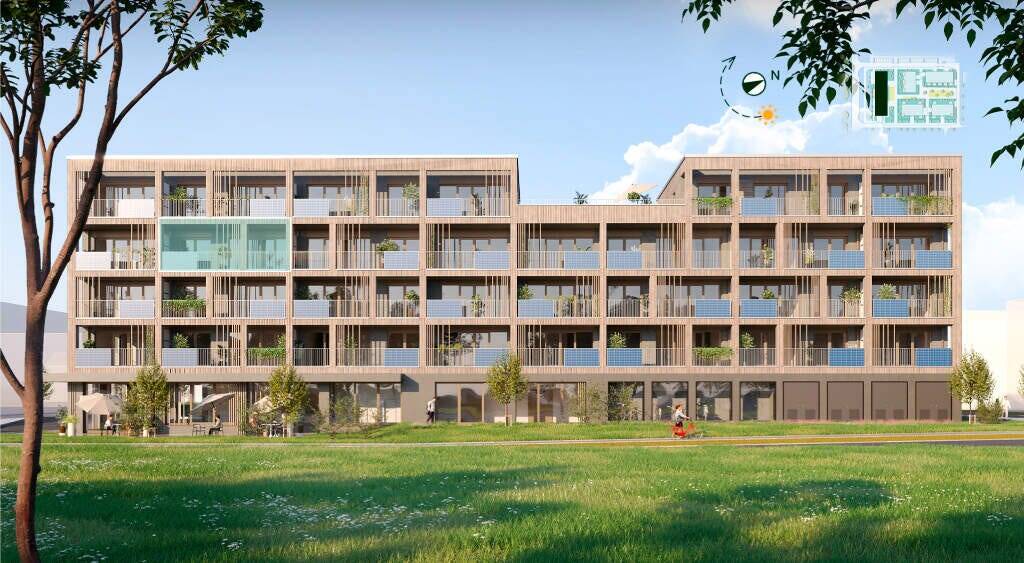 Etagenwohnung Ludwigsburg Ost - 2 Zimmer, 49 m&sup2;, 329.900&euro; | Angebot:24031372