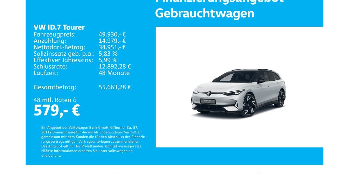 VW ID.7 31.670 km 49.630 &euro; Stuttgart-Wangen 70188