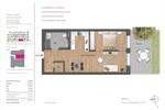 Erdgeschoßwohnung Sindelfingen Darmsheim - 2 Zimmer, 60 m&sup2;, 1.320&euro; | Angebot:25964363
