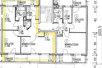 Wohnung zu vermieten 3 zimmer