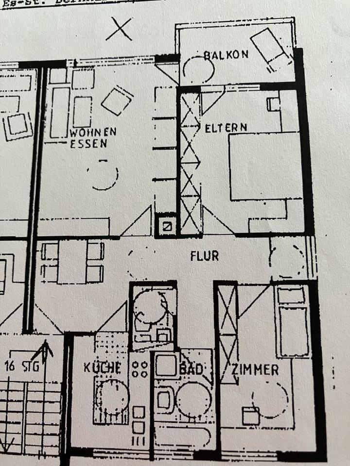 3,5 Zi. Wohnung in Esslingen St. Bernhardt zimmer