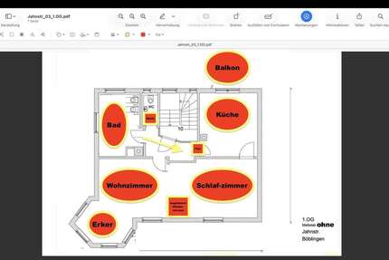 Wohnung Böblingen - 2 Zimmer, 91 m&sup2;, 1.000&euro; | Angebot:26394690