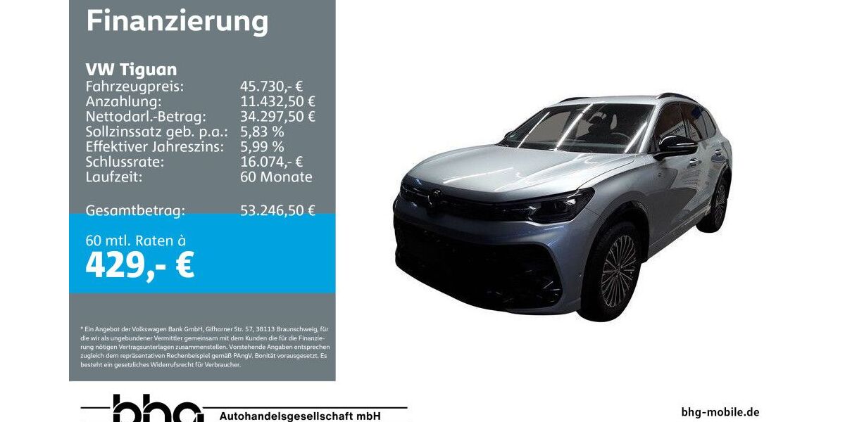 VW Tiguan 7.174 km 45.730 &euro; Reutlingen 72770