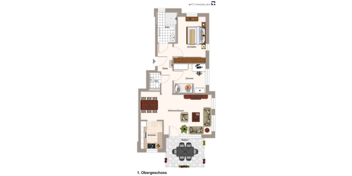 Etagenwohnung Ludwigsburg Pflugfelden - 3 Zimmer, 80 m&sup2;, 1.100&euro; | Angebot:25984718