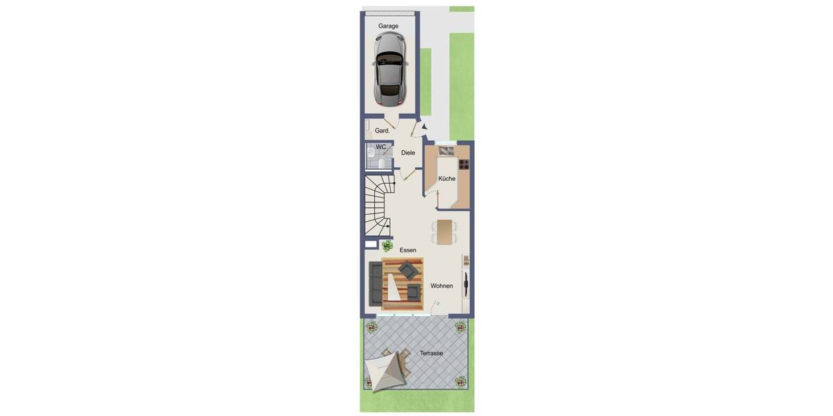 Reihenmittelhaus Gäufelden / Öschelbronn Öschelbronn - 4 Zimmer, 130 m&sup2;, 549.000&euro; | Angebot:25692093