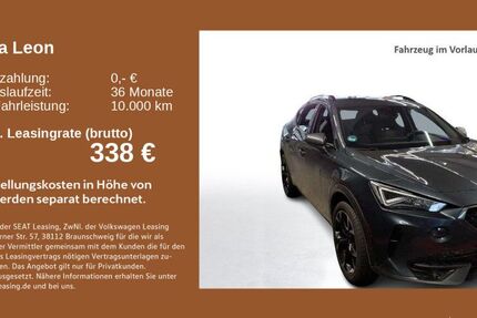 Cupra Leon 28.751 km 25.330 &euro; Stuttgart-Feuerbach 70469