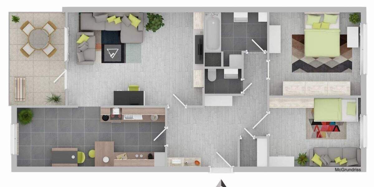 Etagenwohnung Waiblingen Beinstein - 3 Zimmer, 94 m&sup2;, 250.000&euro; | Angebot:25401810