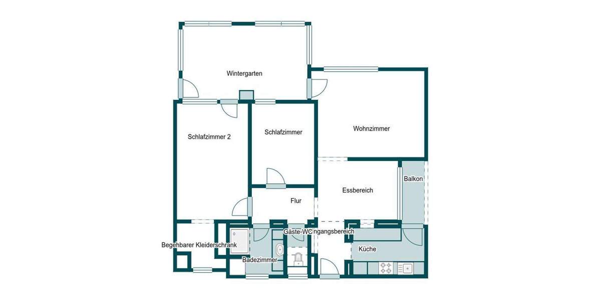 Etagenwohnung Bietigheim-Bissingen Bietigheim - 4 Zimmer, 94 m&sup2;, 299.000&euro; | Angebot:24778176