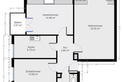 Wohnung Stuttgart Sillenbuch - 3 Zimmer, 71 m&sup2;, 285.000&euro; | Angebot:27111037