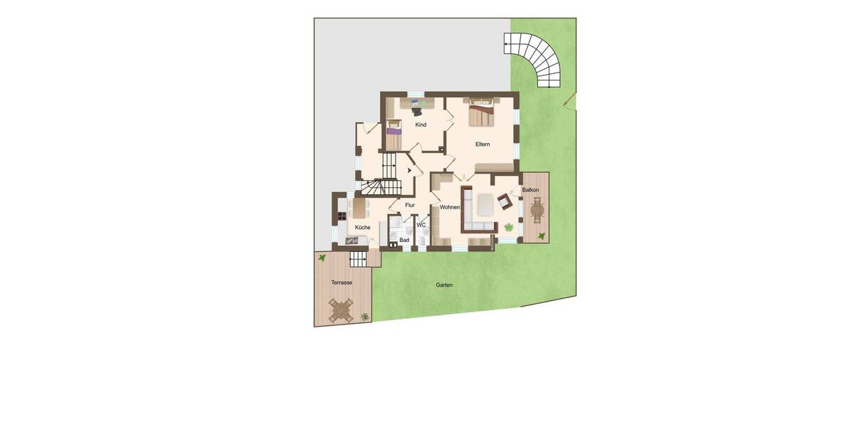 Etagenwohnung Stuttgart Nord - 3 Zimmer, 97 m&sup2;, 1.350&euro; | Angebot:26629699
