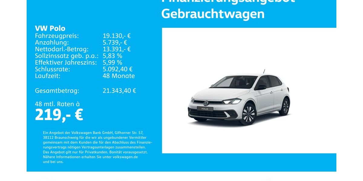 VW Polo 24.007 km 19.130 &euro; Stuttgart-Wangen 70188