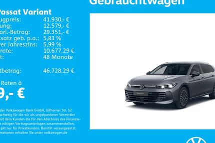 VW Passat Variant 1.505 km 41.430 &euro; Stuttgart-Wangen 70188