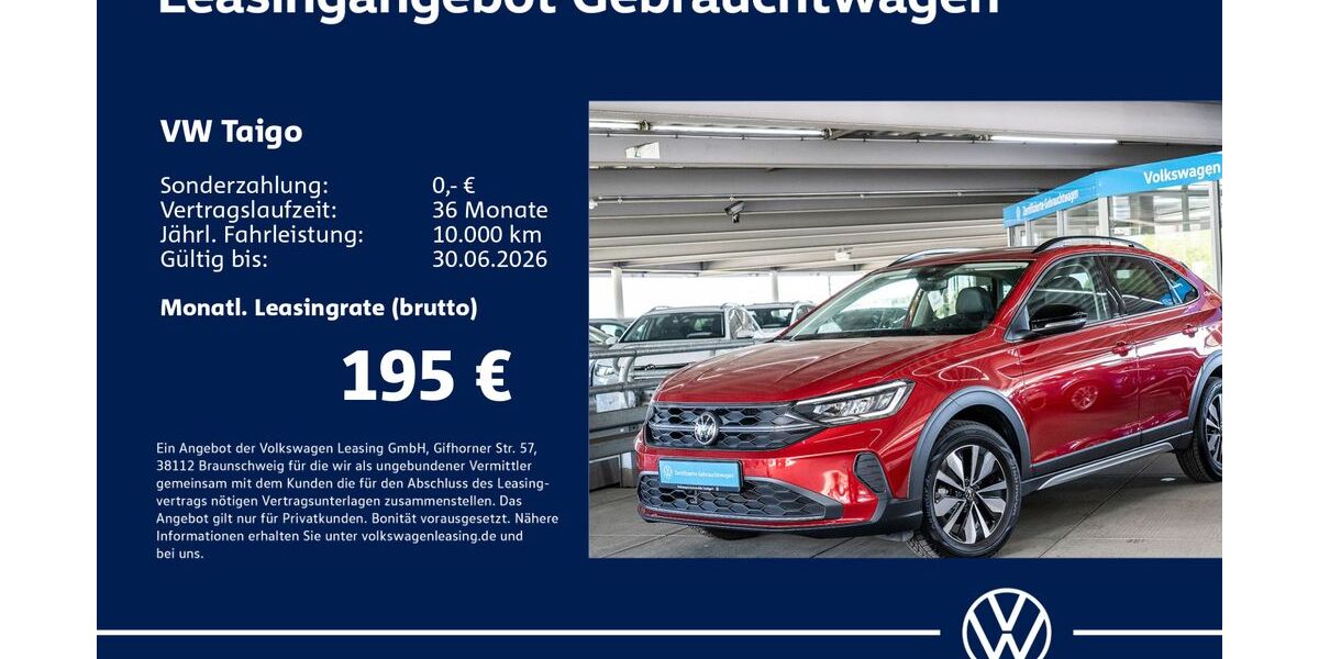 VW Taigo 6.015 km 18.930 &euro; Stuttgart-Wangen 70188
