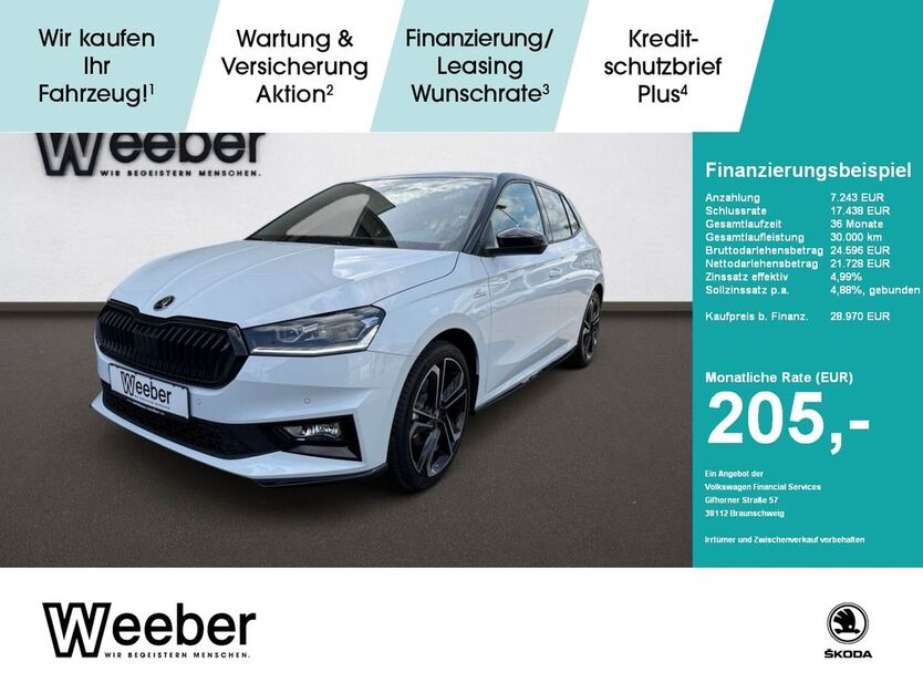 Skoda Fabia 1.800 km 28.550 € Calw 75365