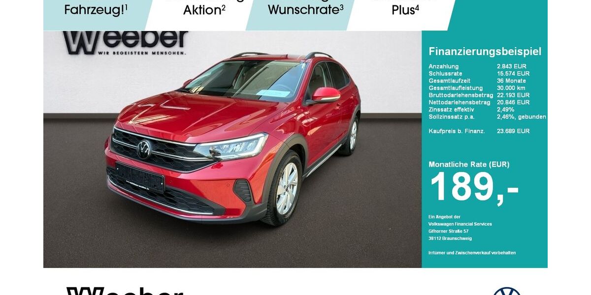 VW Taigo 1.705 km 23.489 &euro; Weil der Stadt 71263