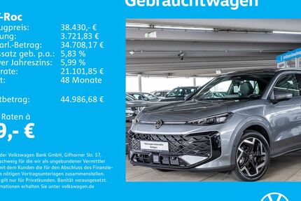 VW T-Roc 1.505 km 37.230 &euro; Stuttgart-Wangen 70188
