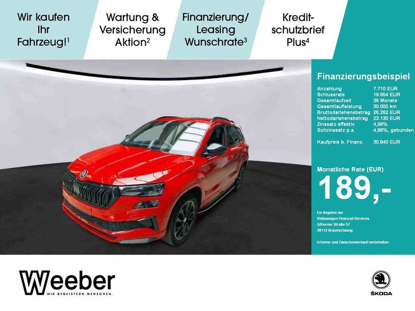 Skoda Karoq 62.808 km 30.840 € Leonberg 71229