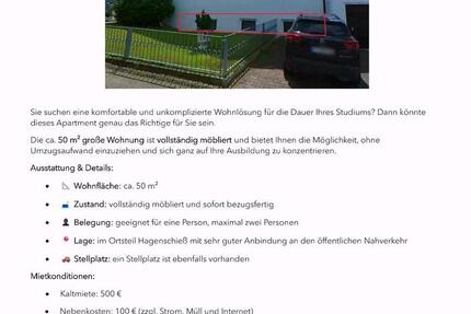 Wohnung Pforzheim Eutingen - 2 Zimmer, 50 m&sup2;, 600&euro; | Angebot:25898453