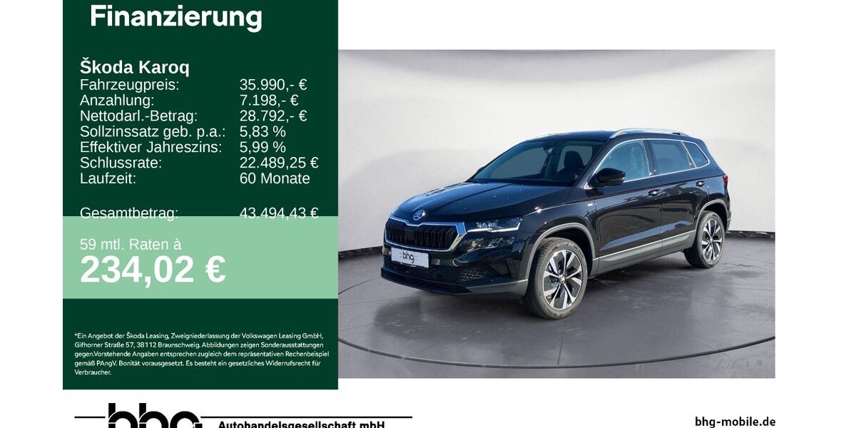 Skoda Karoq 2.210 km 35.990 &euro; Reutlingen 72770