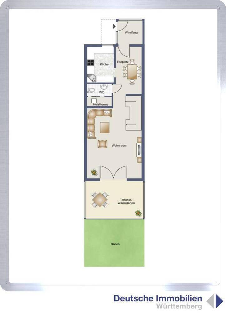 Energetisch Up to Date: schönes Passiv- Reihenmittelhaus in Stuttgart- Feuerbach