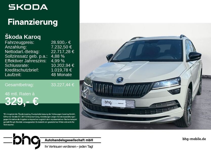 Skoda Karoq 85.380 km 27.460 € Tübingen 72072
