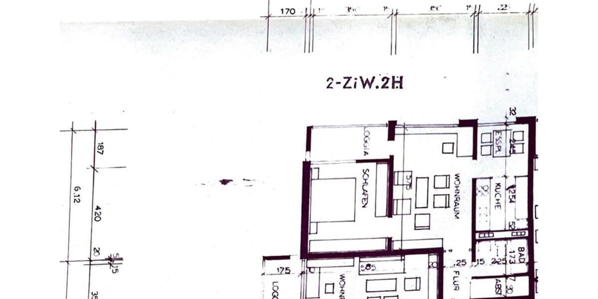 Etagenwohnung Ludwigsburg Eglosheim - 2.5 Zimmer, 57 m&sup2;, 900&euro; | Angebot:24867012