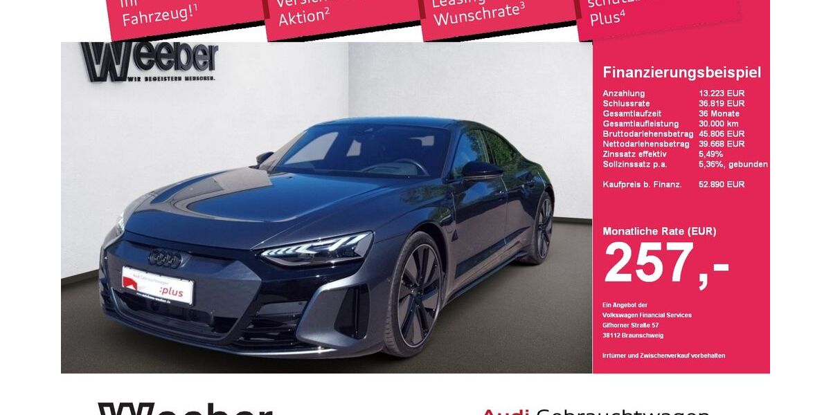 Audi e-tron GT 60.503 km 52.890 &euro; Herrenberg 71083