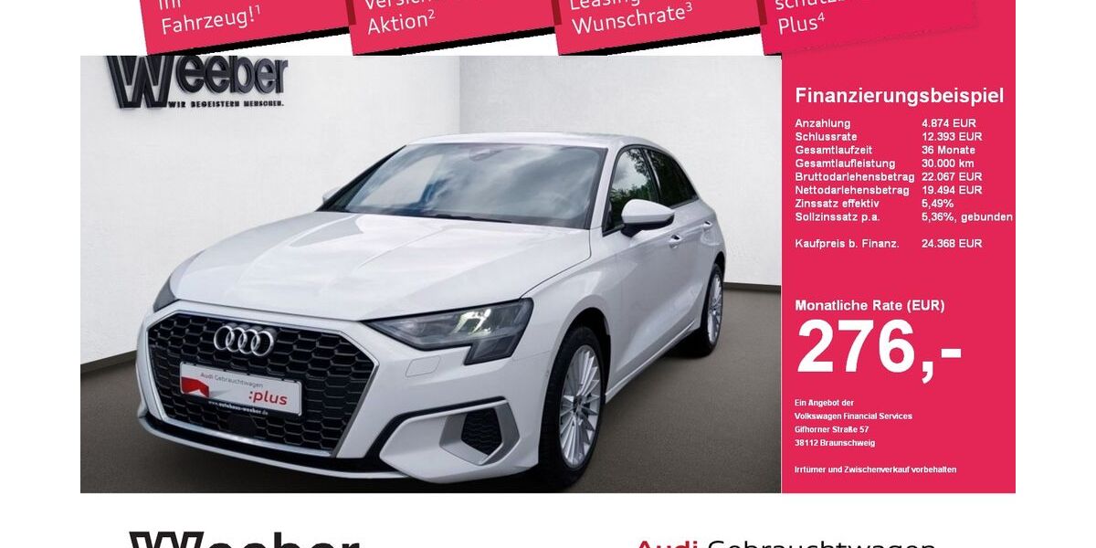 Audi A3 25.200 km 24.368 &euro; Herrenberg 71083