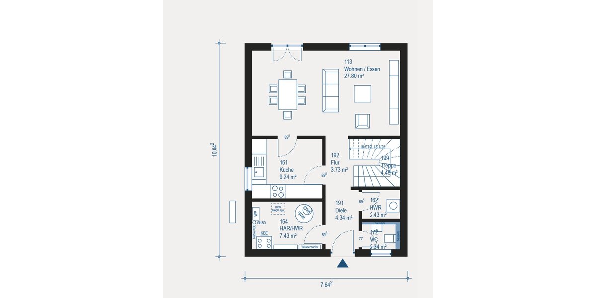 ? Seltene Gelegenheit in Reihenmitte-Schönaich: Haus mit Keller UND zusätzlichem Bauplatz! - Doppelhaushälfte Schönaich | Angebot:27351072