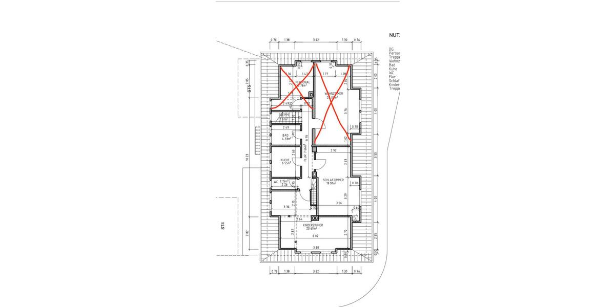 Dachgeschoßwohnung Sindelfingen - 3 Zimmer, 70 m&sup2;, 1.190&euro; | Angebot:24441407