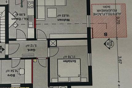 Wohnung Niefern-Öschelbronn Öschelbronn - 3 Zimmer, 60 m&sup2;, 800&euro; | Angebot:25365054