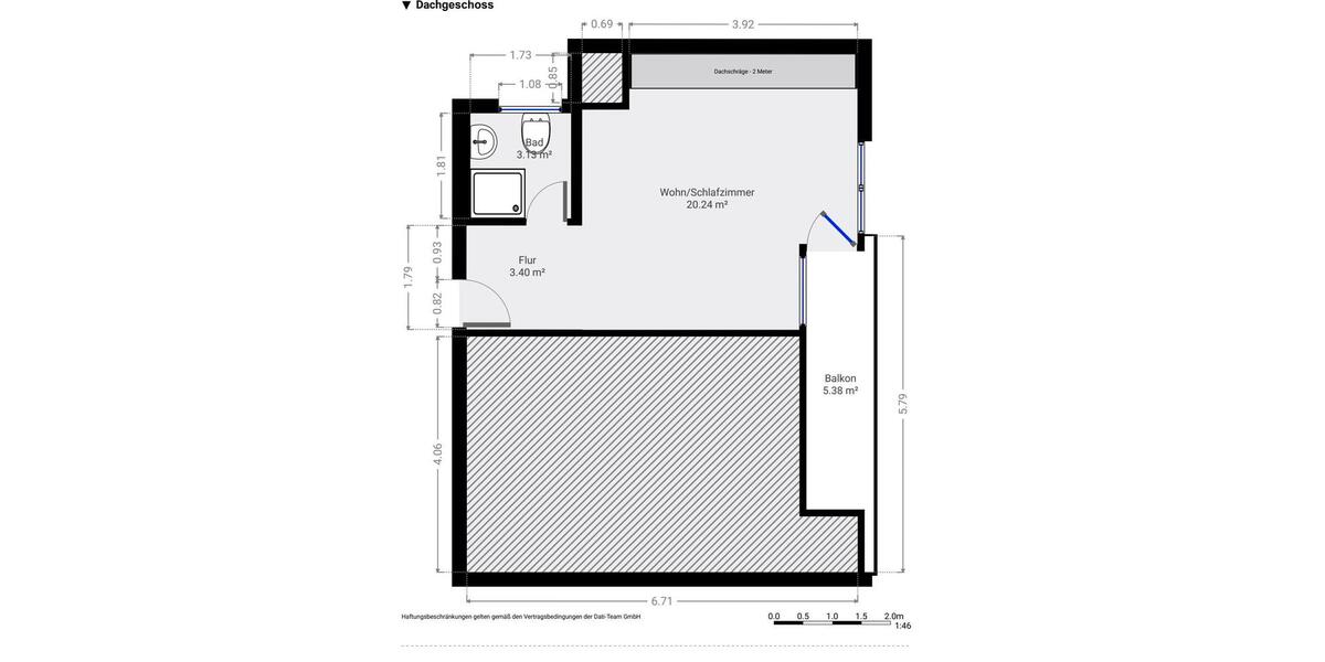 Dachgeschoßwohnung Bad Teinach-Zavelstein Zavelstein - 1.5 Zimmer, 30 m&sup2;, 89.000&euro; | Angebot:26426080