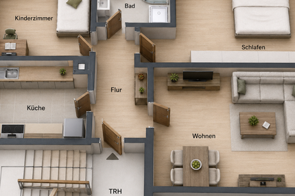 Wohnung Stuttgart Bad Cannstatt - 3 Zimmer, 48 m&sup2;, 209.000&euro; | Angebot:27146215