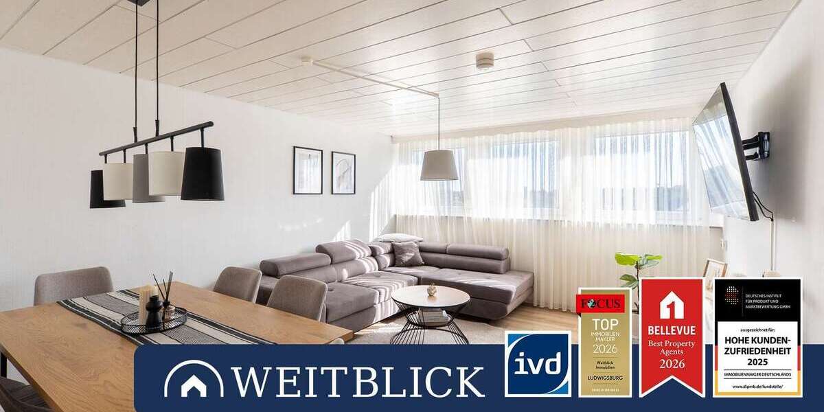 Etagenwohnung Kornwestheim - 3 Zimmer, 51 m&sup2;, 199.000&euro; | Angebot:27658177