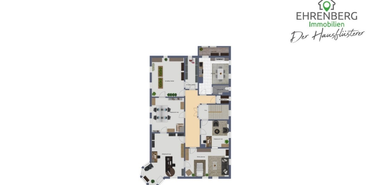 Wohnung, derzeit als Büro genutzt, im ersten OG in Vaihingen zu verkaufen. - Erdgeschoßwohnung Vaihingen Vaihingen-Stadt | Angebot:26631954