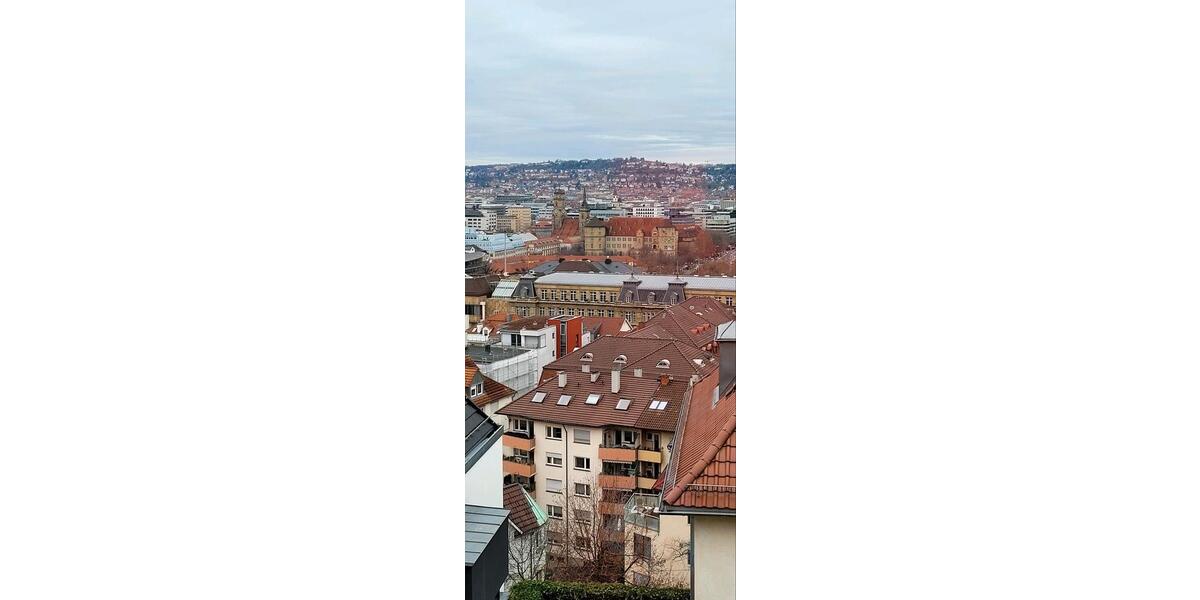 2 Zimmer Stadtmitte Stuttgart mit Blick über Stuttgart 2 zimmer