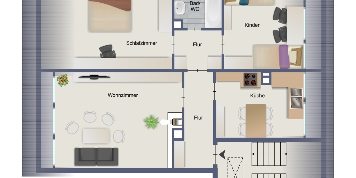 3 Zi.-DG-Wohnung mit Fernsicht in Top Lage von Stuttgart West Nähe Hölderlinplatz - Dachgeschoßwohnung Stuttgart Stuttgart-West | Angebot:26829496