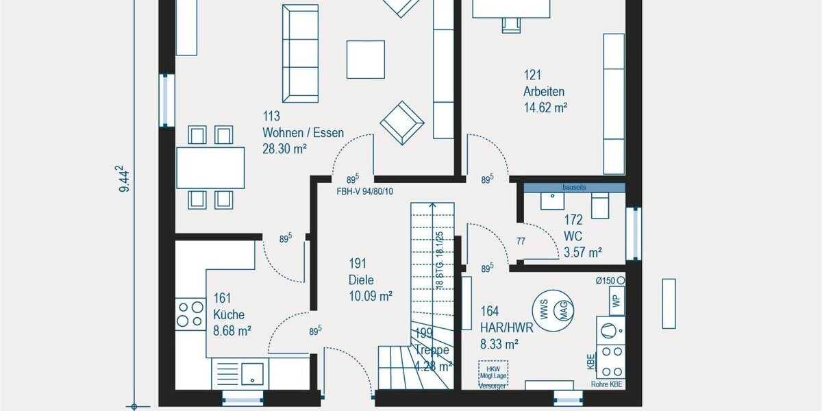 Ihr Traum vom Einfamilienhaus - Individuell geplantes Ausbauhaus in Niefern-Öschelbronn - Einfamilienhaus Niefern-Öschelbronn Öschelbronn | Angebot:27620005