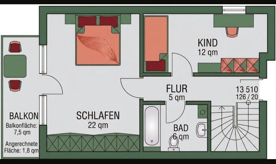 Reihenhaus Wimsheim - 4 Zimmer, 120 m&sup2;, 1.450&euro; | Angebot:27620314