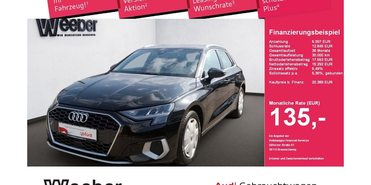 Audi A3 58.111 km 20.389 &euro; Herrenberg 71083