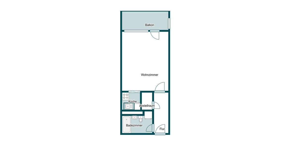 Etagenwohnung Ostfildern Nellingen - 1 Zimmer, 37 m&sup2;, 110.000&euro; | Angebot:24517137